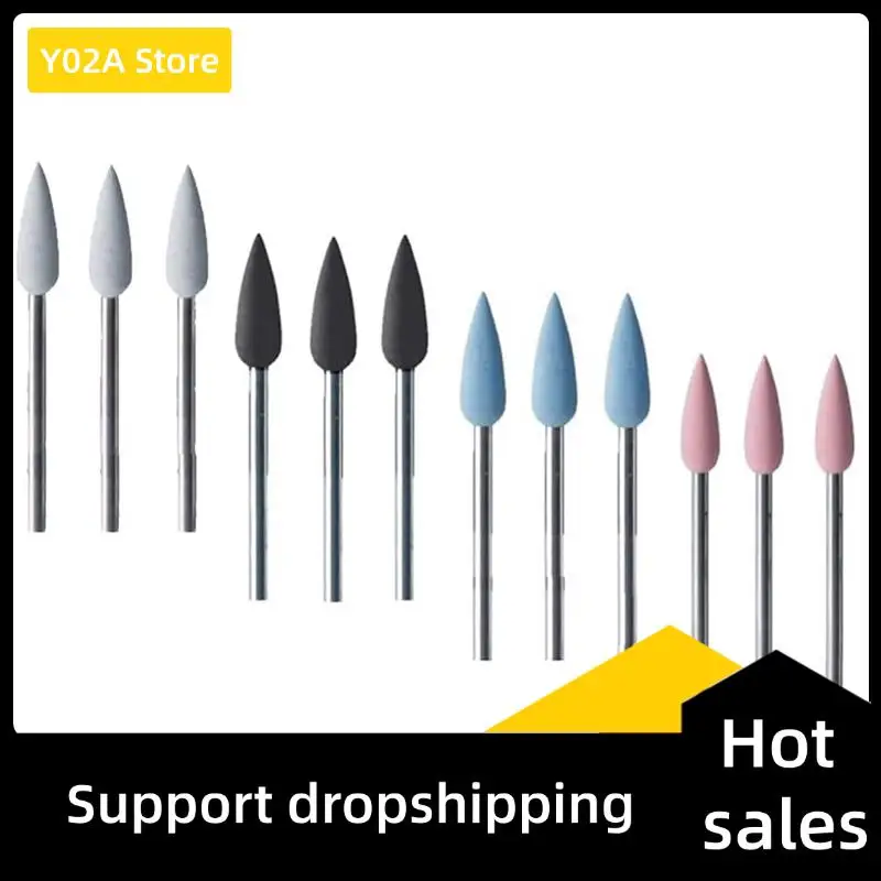 

Y02A Silicone Pointed Teardrop Polisher Set Of 12 Silicone Polishing 15 X 5.5Mm Kit Assortment 4 Grades