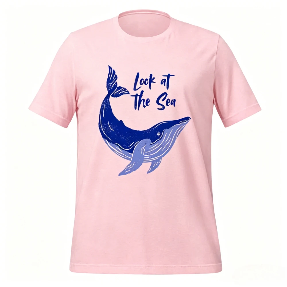 Kijk naar het Sea Whale T-shir - Summer Clothing Looks recensie en prijs
