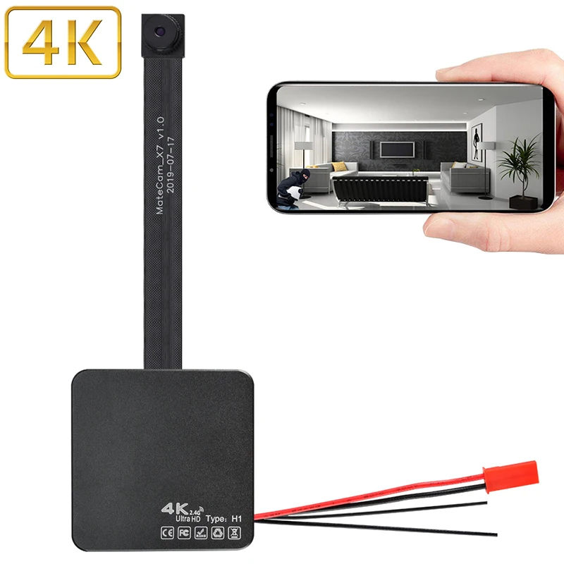 MIni Camera WiFi 4K Ultra HD 1080P Micro diy Module Camera Video mini Portable Remote Control Body Cam espia and recording APP