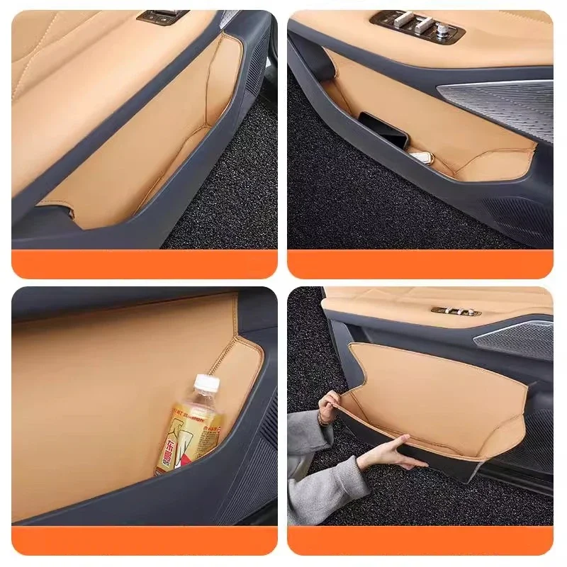 

Door Storage Pocket Special Waterproof Door Slot Protective Pad Storage Box For GEELY GALAXY STARSHIP 7 EM-i Car Accessories