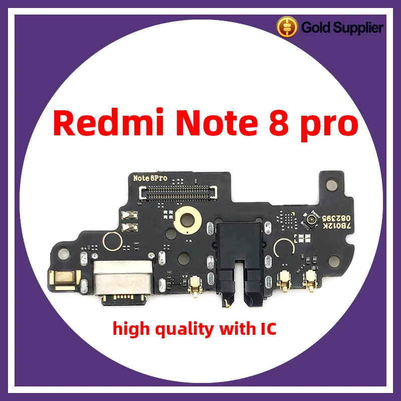 Voor Xiaomi Redmi Note 8 Pro Dock Connector Usb Oplader Oplaadpoort Flex Kabel Board Vervanging