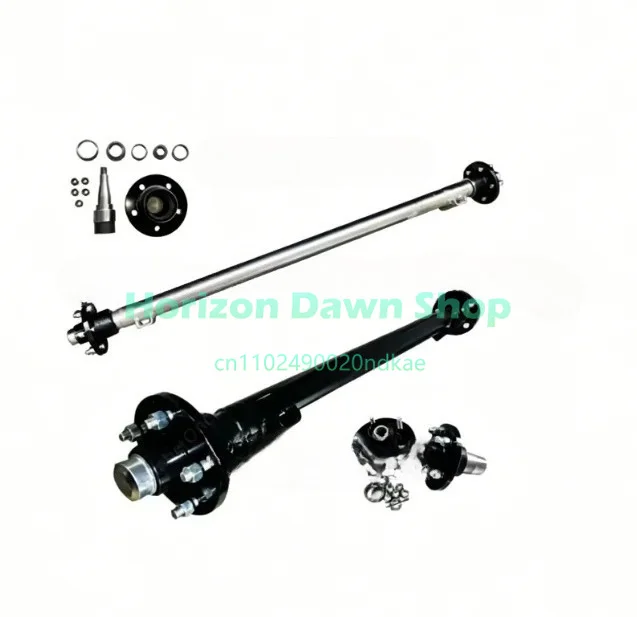 Trailer Axle with Brake Assembly, Heavy Duty Torsion Axle
