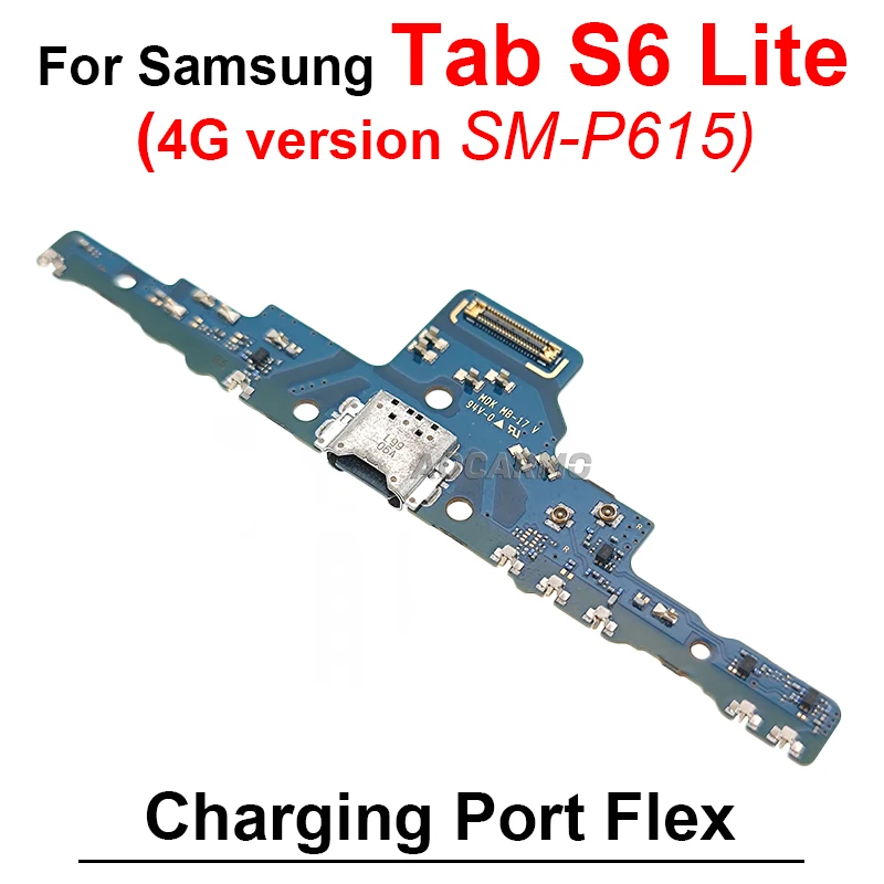 For Samsung Galaxy Tab S6 Lite SM-P610 P613 P619 P615 USB Charging Dock Charger Port Board Flex Cable Repair Part 4G/ Wifi