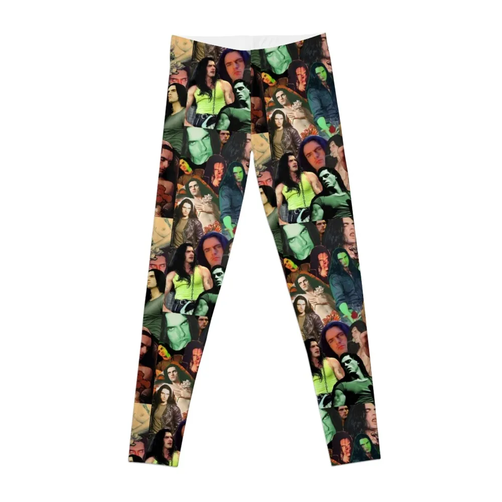 

Type O Negative: Peter Steele Dark Goth Collage Edit II Leggings Leggings for women gym for women Legging sport women