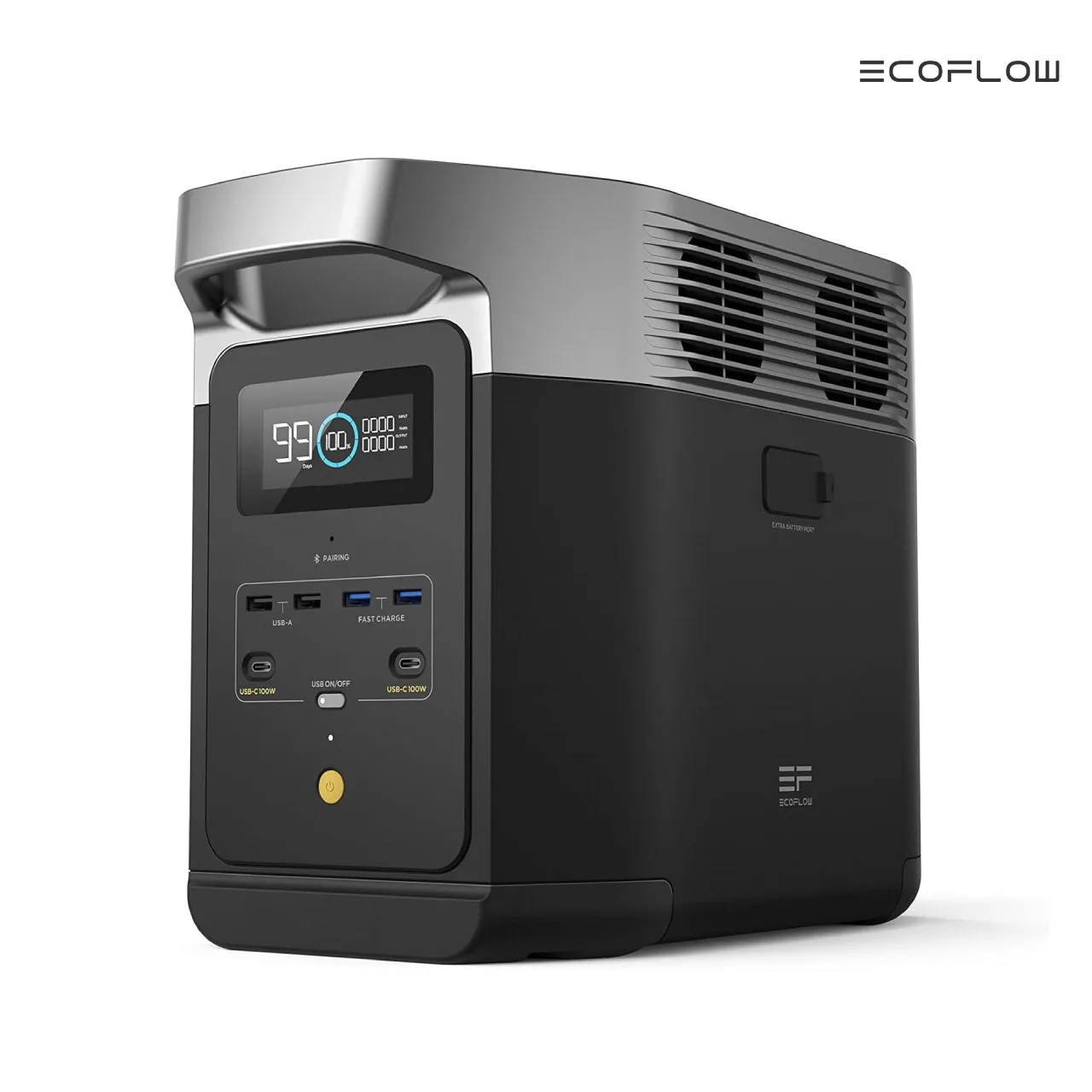 EcoFlow Portable Power Station DELTA 2 950, Solar Generator with 950Wh LiFePO4 Battery, Solar Powere...