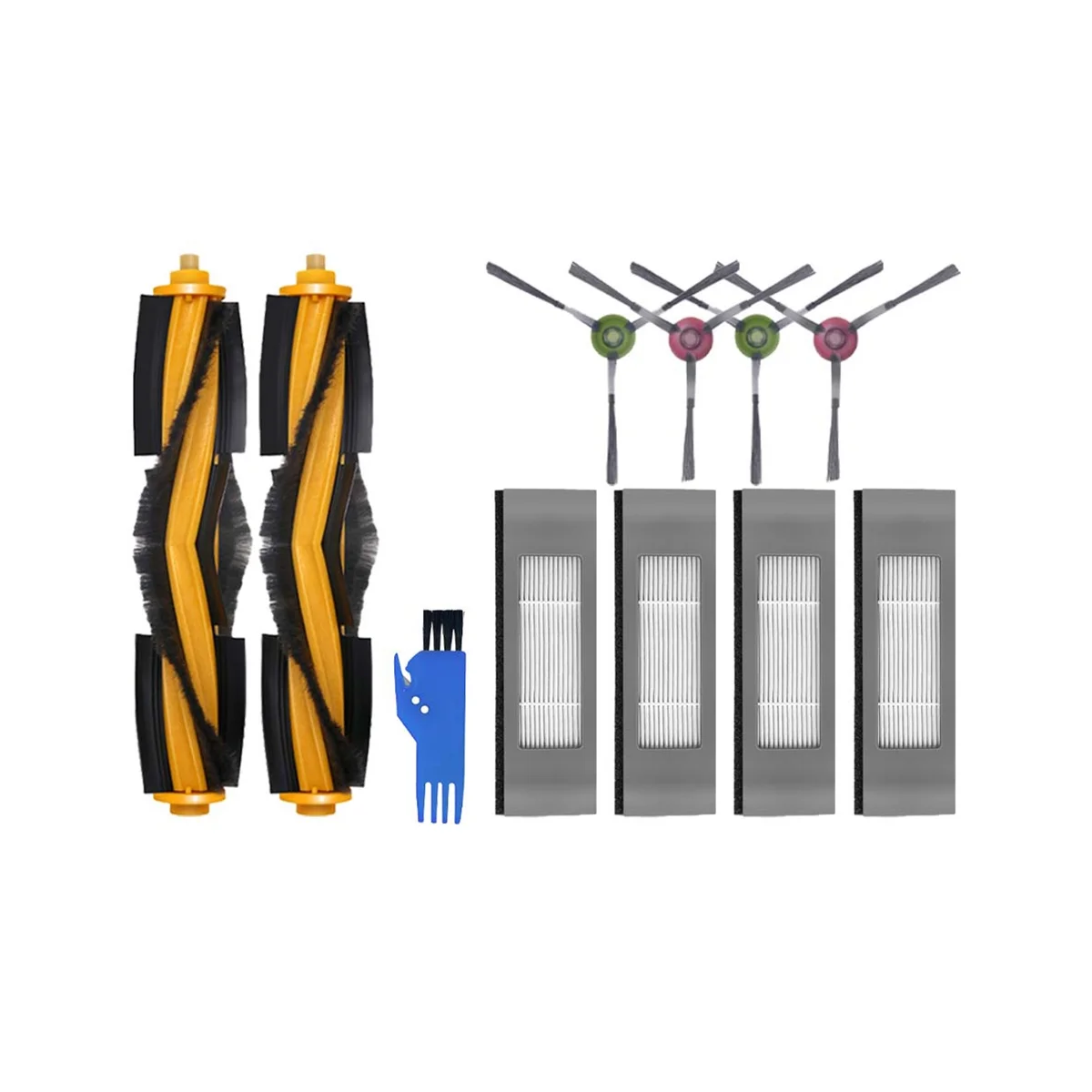For Ecovacs DEEBOOT OZMO T8+ / T8 AIVI / T8 Max Ecovacs DEBOT N8+ / N8 Plus / N8 Pro Spare Parts Main Side Brush