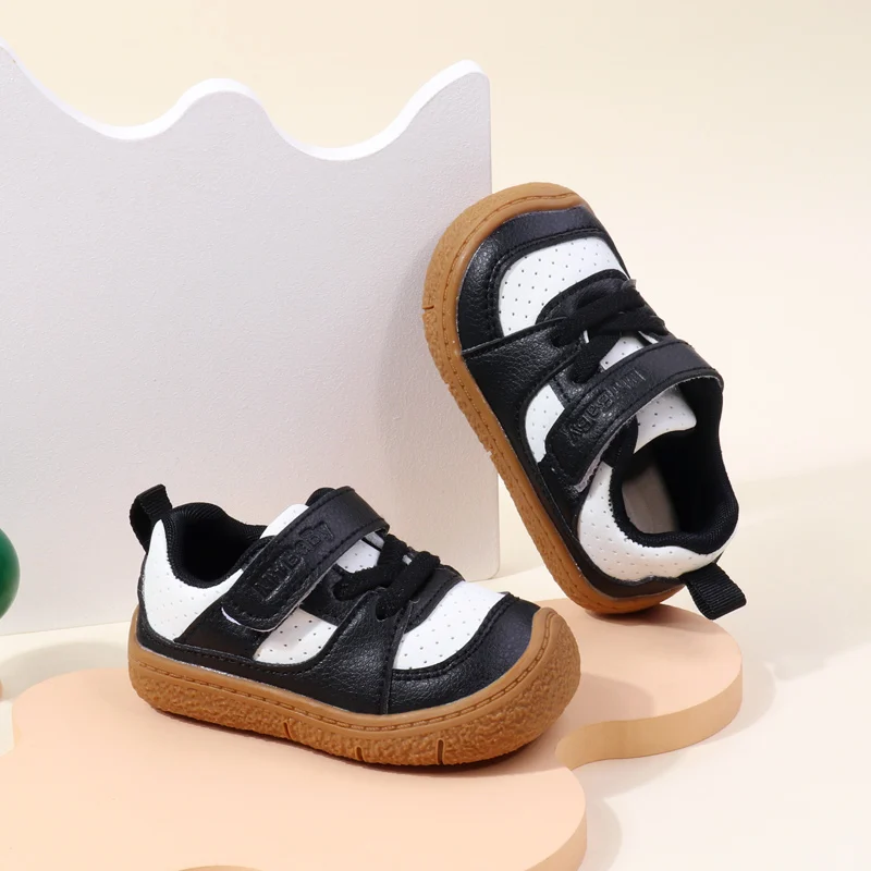 Babyschuhe, hochwertiges Kleinkind, 1–5 Jahre, Gummisohle, rutschfest, weiches PU, für Jungen und Mädchen, Frühlings- und Herbststil, Ooydoor BM06 – Detail 4