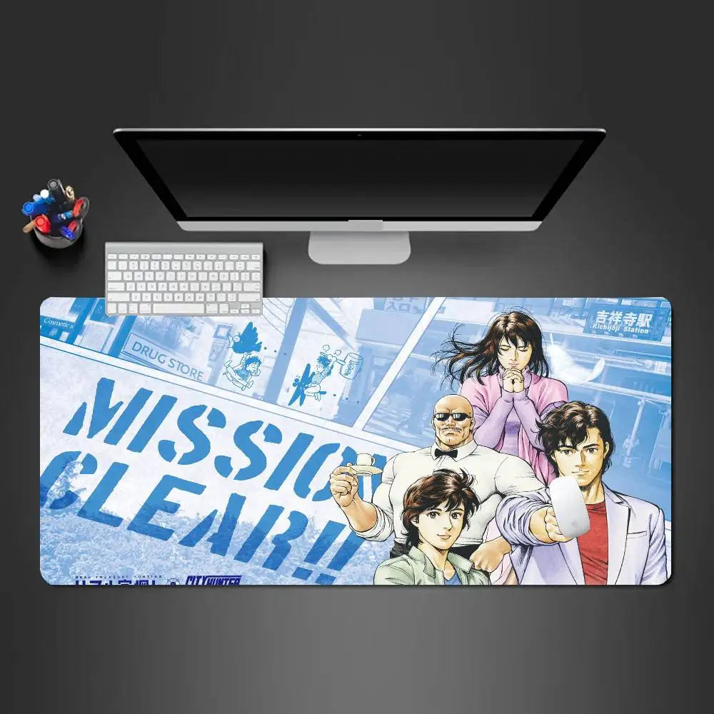 Youth Comics City H-Hunter Mousepad Non-slip Suitable For Office Computers Laptops E-sports Game Desk Mats XXL Keyboard