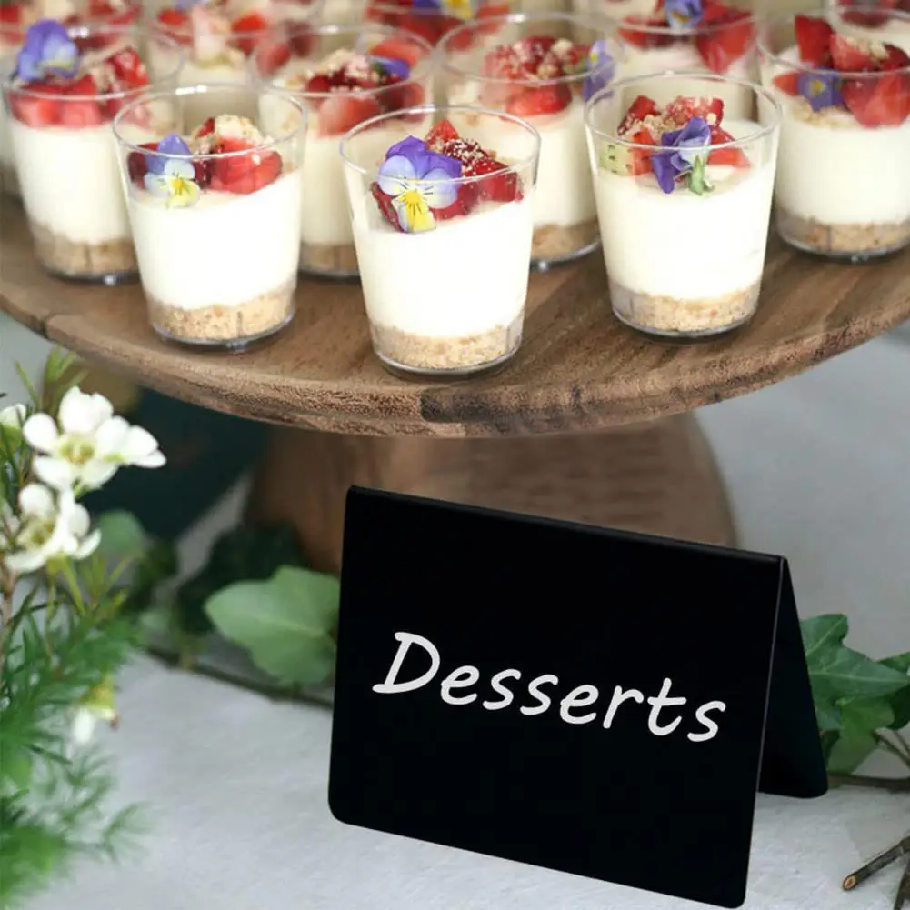 Registro de fiesta de larga duración, cartel de mesa de Buffet, pizarra, suministros de panadería