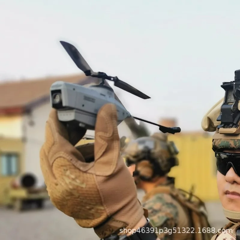 Rc Era C127 Black Hornet 4ch Rc Helicopter 720p Camera Optical Flow 6-Axis Gyro Altitude Hold Flybarless Rtf