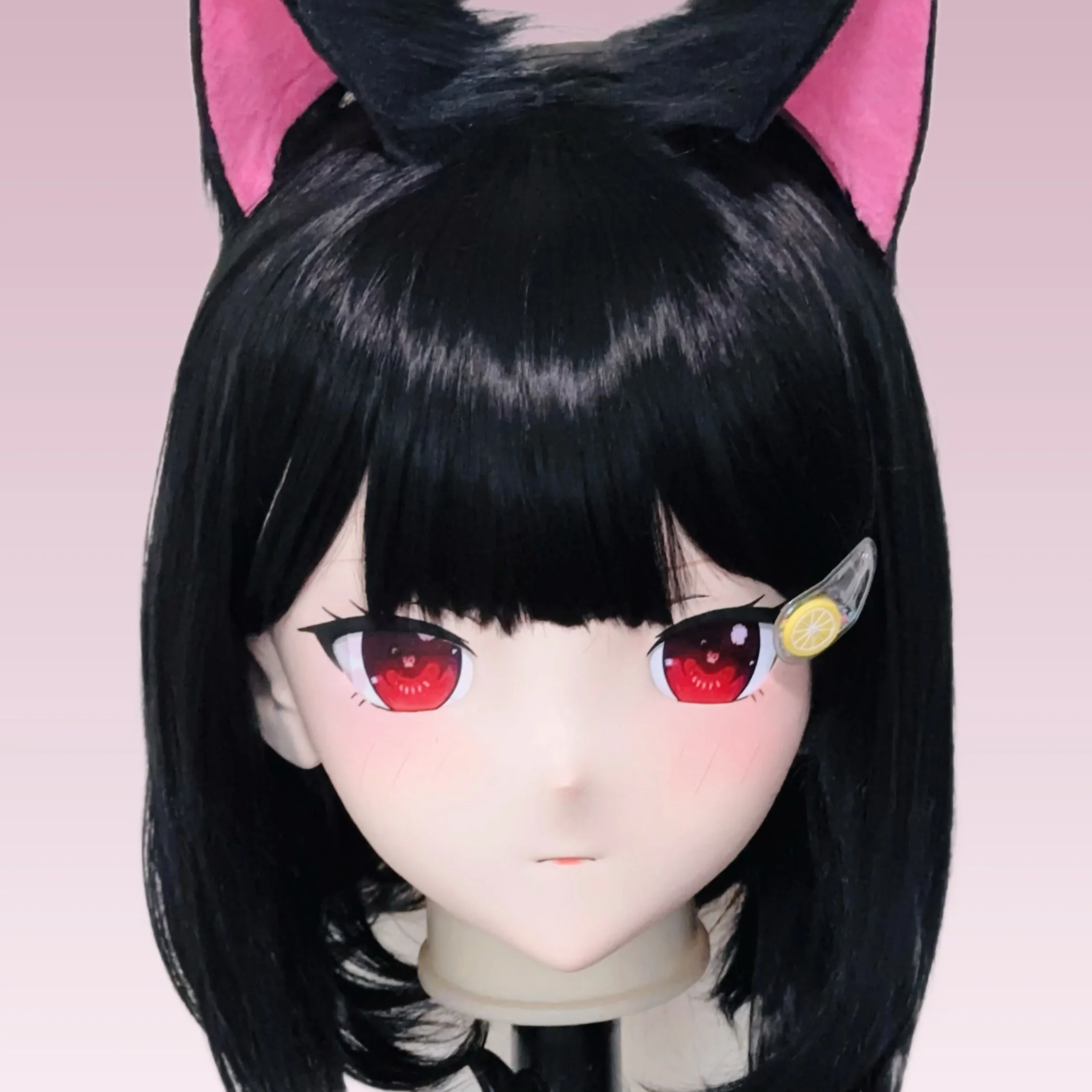 

(STK048) Stock PLA Material Full Head Lockable Crossdress Male to Female Japanese Cartoon Anime Game Character Kigurumi Mask