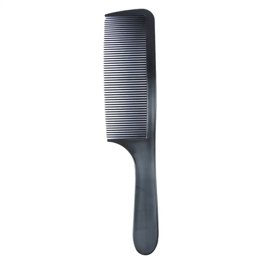 Long White Clipper Comb Fine Tooth Curved Hairdressing Brush Anti-static Barber Styling Comb for Men Salon Supplies