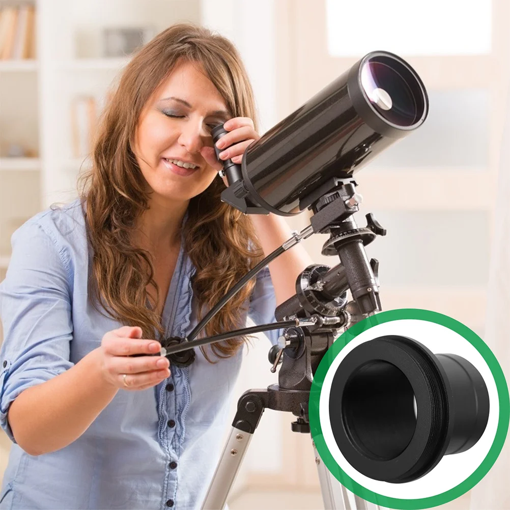 

2Pcs Metal Telescope T Adapter 1.25 Inch Astronomical Mount for Dslr Camera Use with M42 Lenses and Photography