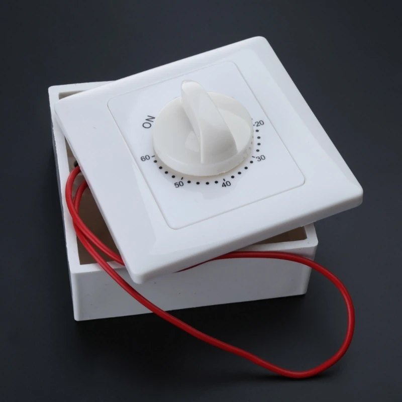 Controller Mechanical Timer Switch AC 220V 30/60/120 Min Intelligent Timer Switch Countdown High Power Timing Control