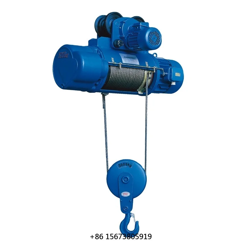 3 Phase Motor 5 Ton 6M CD1/MD1 Wire Rope Electric Hoist