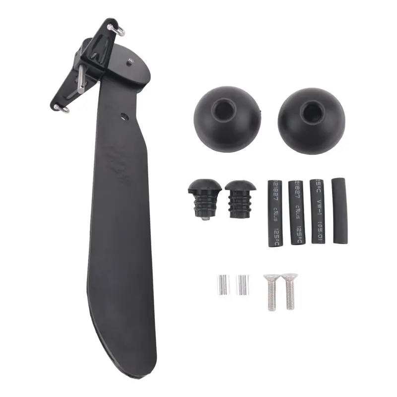 M46K-Rudder Set Steering Control Parts Tool Kit Ocean Boat Fishing Boat Kayak Stern Direction Rudder Tail