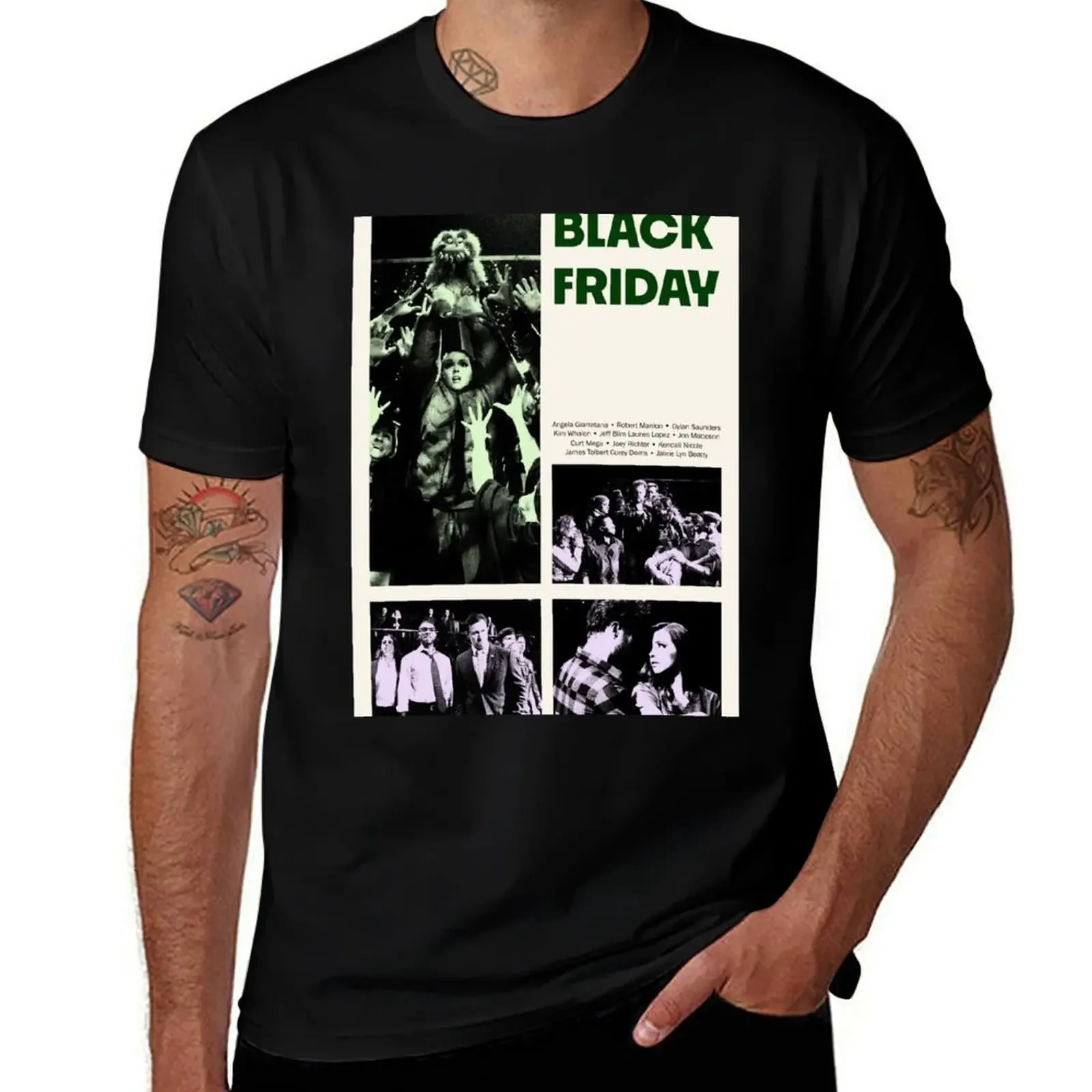 

Black Friday poster T-Shirt summer shirt animal prinfor boys tees mens designer t shirt