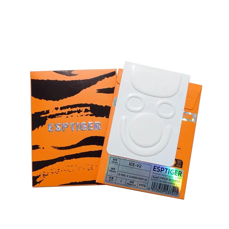 New Esports Tiger Gaming ICE Version Mouse Feet Mouse Skate for G Pro X Superlight 2C Mouse White Glides Edge
