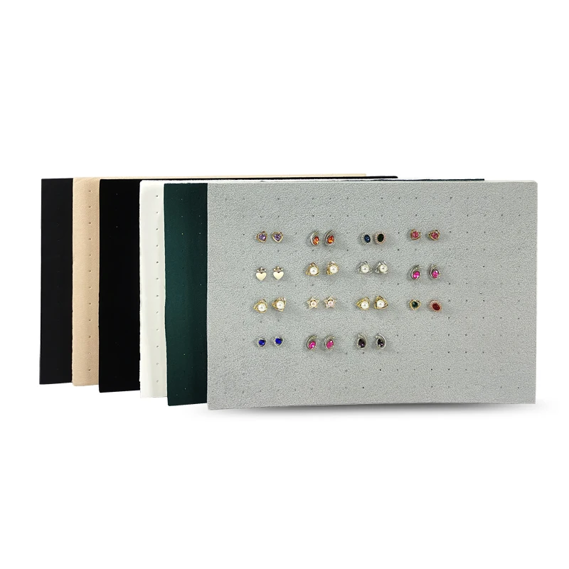 216 Holes Earrings Display Pad Studs Earrings Storage Jewelry Tray Inner Jewelry Box Insert Pad DIY Sponge Mat 33.5*22.5*1cm