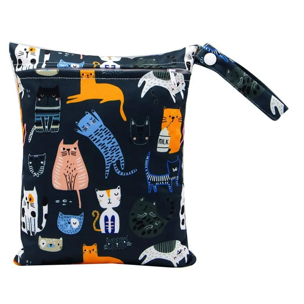 

20*25cm Durable Waterproof Wet Bag Breathable Travel Mommy Pouch Outdoor Various Print Baby Diaper Bag Mommy