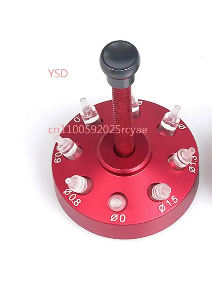 Watch Hands Fitting Setting Presser Pusher Setter with 8 Accessory Alloy Steel Watch Needle Holder Watch Repair Tool Watchmaker