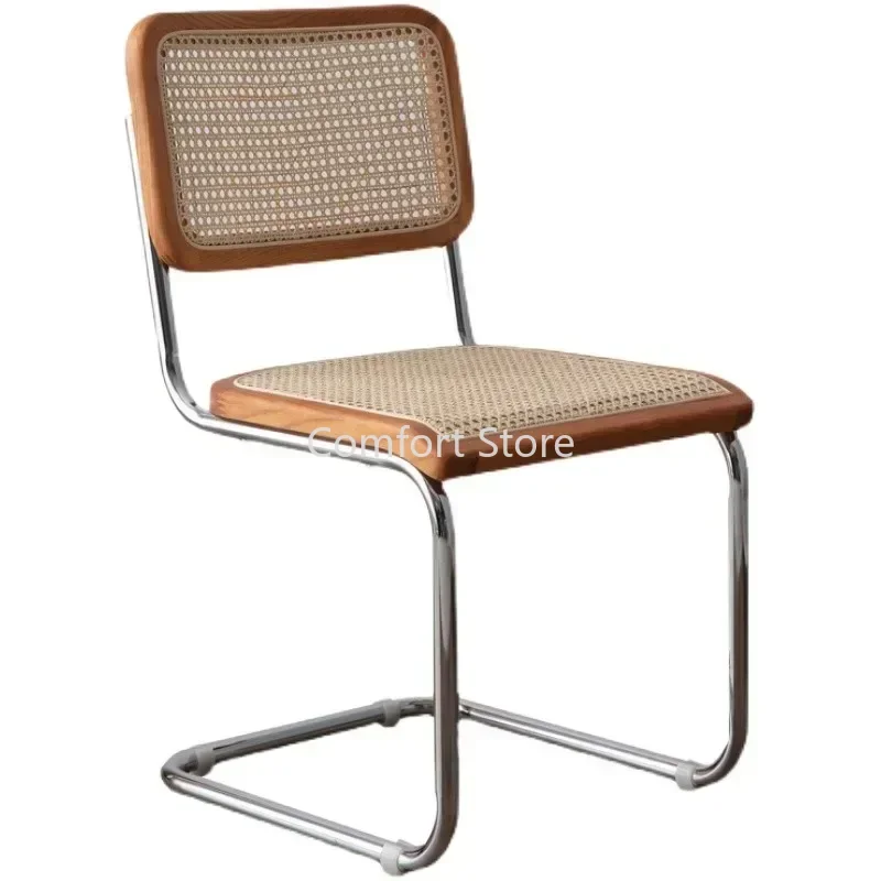 Kitchen Rattan Nordic Dining Chair Cesca Wooden Salon Design Ergonomic Dining Chair Modern Luxury Cadeira Home Furniture WK50DC