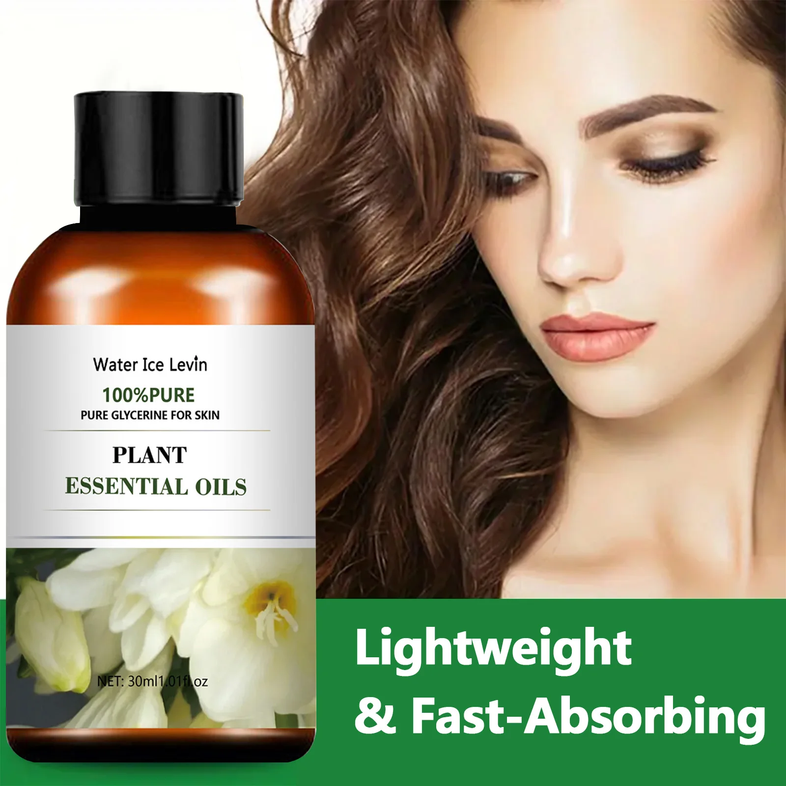 

Facial Plant Essential Oil - Moisturizing Essential Oil, Soften and Smooth Skin, Quickly Absorption, Non-Greasy, Suitable for All Skin Types, Containing Glycerin and Retinol