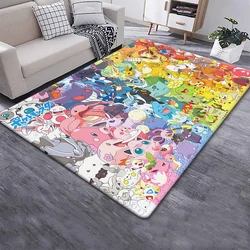 Tapis de dessin animé Pokemon Lea, tapis de cuisine, tapis de pique-nique, décoration de chambre à coucher, salon, camping