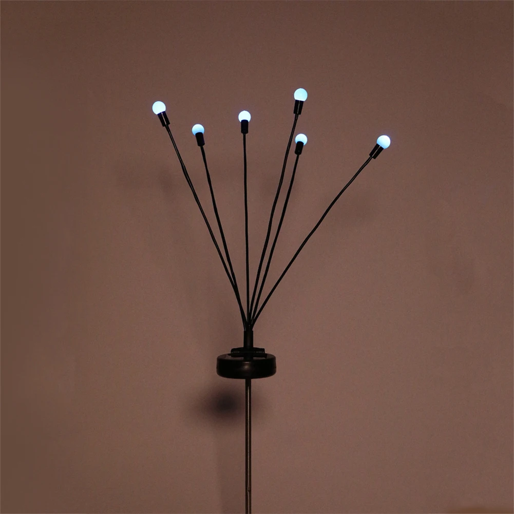 Nuove luci di ondeggiamento ad energia solare 6 luci a Led luci Decorative per percorsi paesaggistici per luci Decorative per esterni da giardino