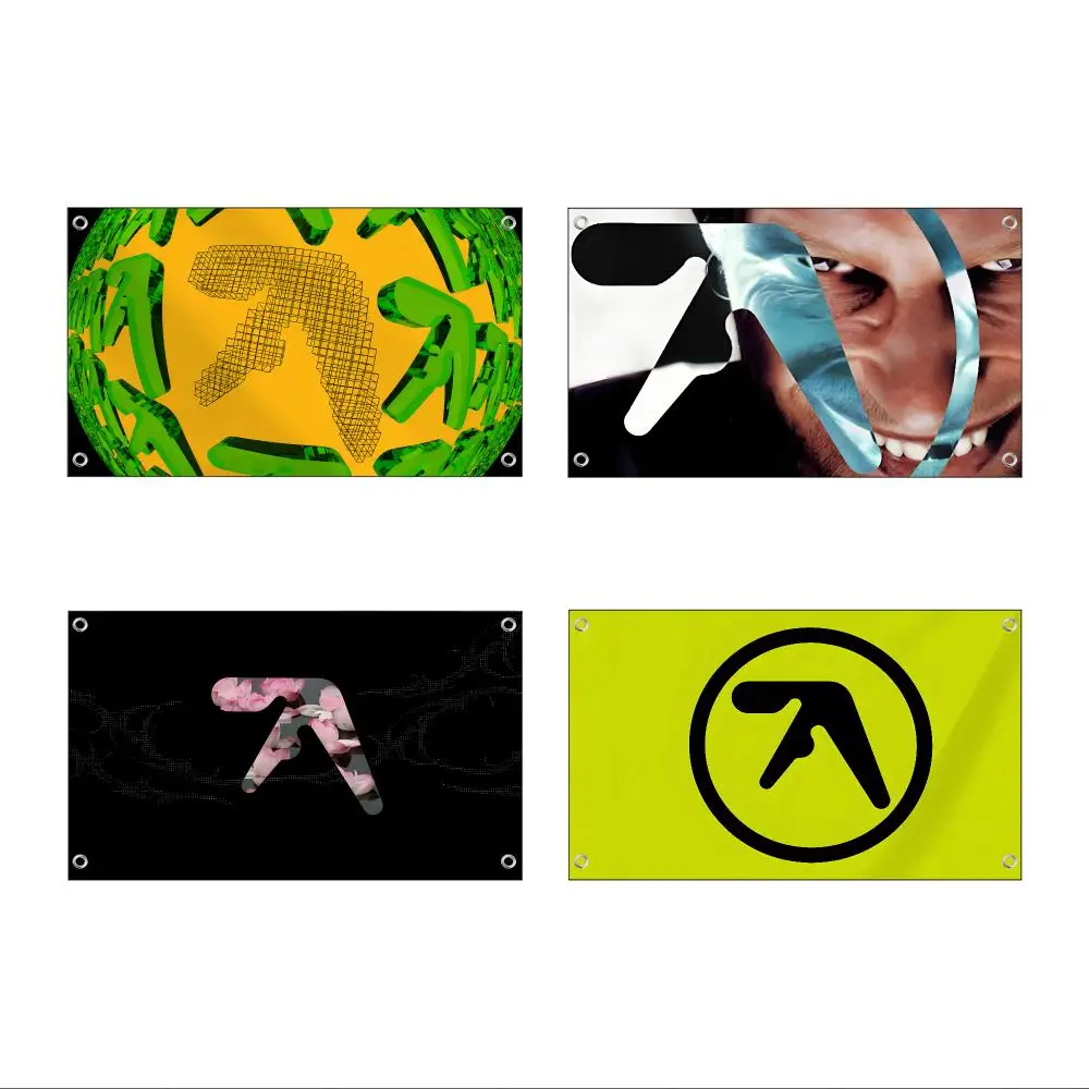 Musican Singer A-Aphex Twin Flags Flags Custom Camping Outdoor Garden Room Bedroom Decor Party Backdrops Wall Art Family Gifts