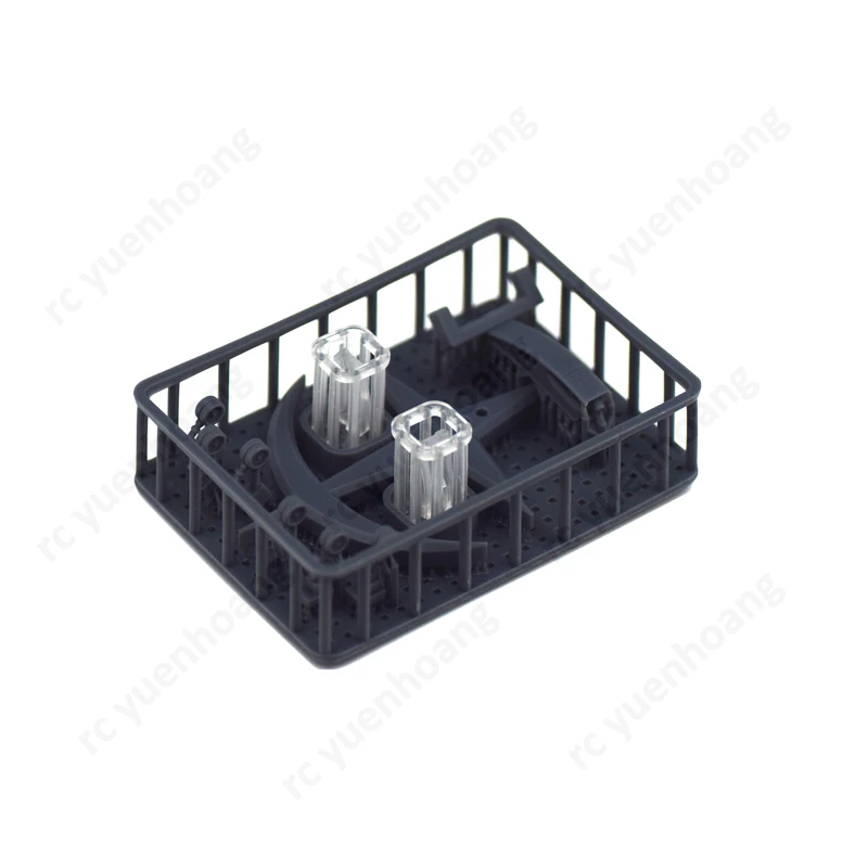 1Set For 1/100 Scale Fat Cat Model RG Gundam2.0 Aircraft Bracket Transparent Hood 3D Light-curing Printing Support Modified Part