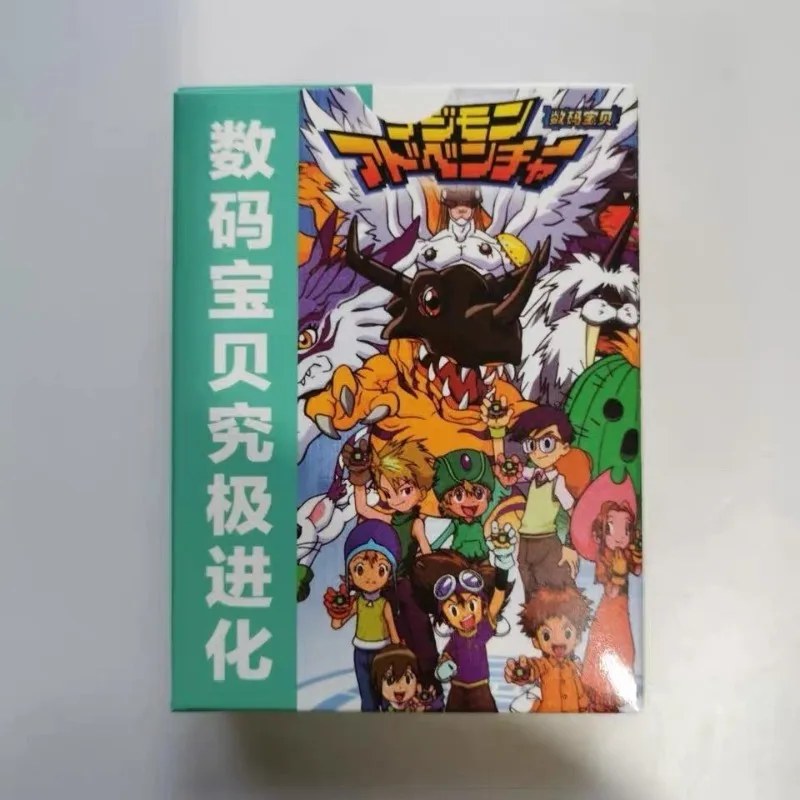 

Hot Digital Monster Playing Cards Classic Anime Digital Tyrannosaurus Rex Periphery Card Playing Cards Cartoon Wholesale