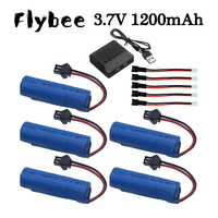 ( SM plug ) 3.7v 1200mah Rechargeable lipo battery For RC Stunt Dump Car JJRC C2 D828 RC Car Parts 14500 3.7v Battery + Charger