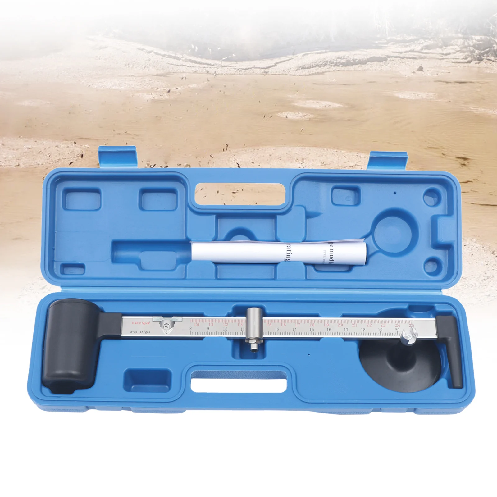 Mud Scale Liquid Mud Hydrometer Densimeter Hydrometer Mud Gravity Balance NEW