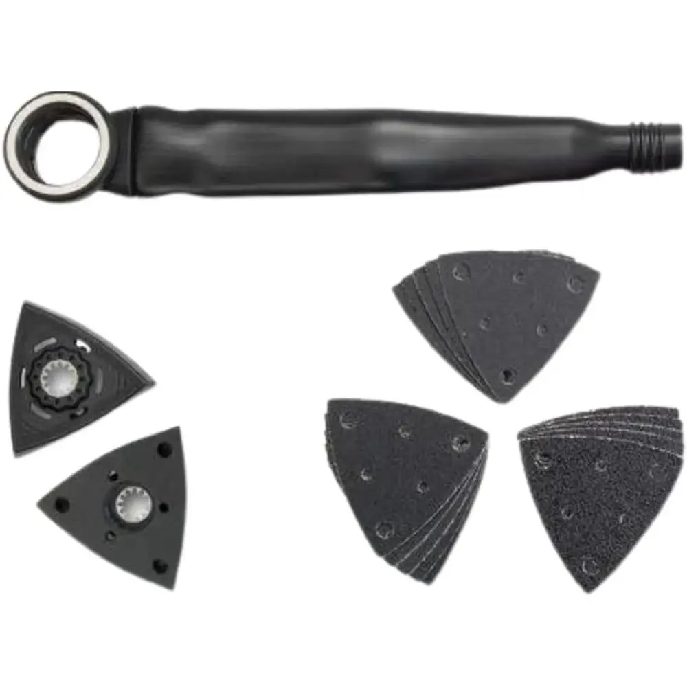 

Dust Extraction Sanding Kit with 2 Pads, Suction Tube, and 15 Sanding Sheets - 92602095000