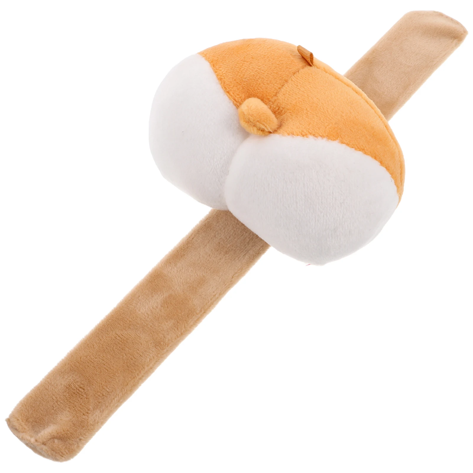 

Soft Corgi Stuffed Animal Slap Bracelet Kids Funny Bike Handlebar Decoration Electric Scooter Bicycle Accessories
