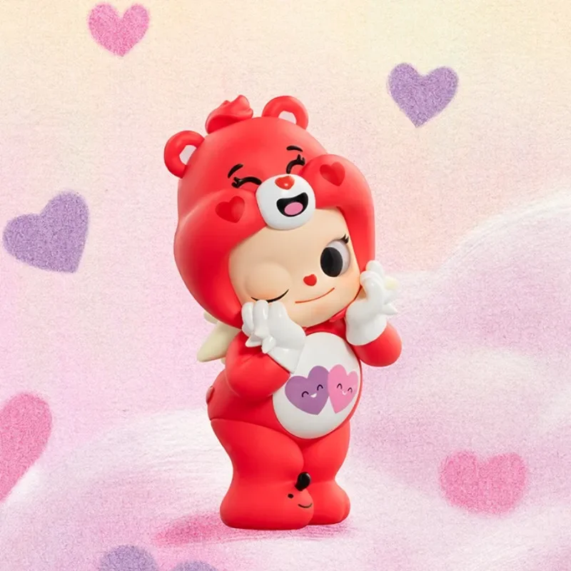 POPMART CareBears x Zsiga سلسلة صندوق أعمى تخمين حقيبة سطح المكتب الديكور لطيف نموذج هدية فتاة حقيبة أعمى اللعب أنيمي الشكل