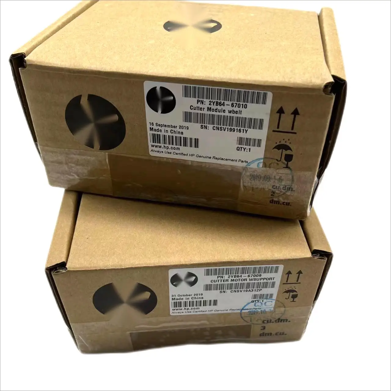 Imagem -06 - Apto para Designjet T1600 T2600 Xl3600 Pmk3 Yb64-67010 Peças do Plotador da Impressora do Motor da Correia do Cortador Pojan 2yb6467047