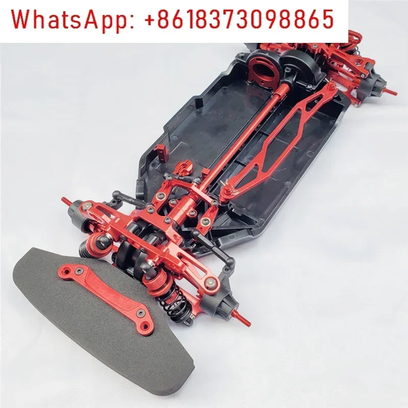 Металлический TT02 4WD 1/10 Touring Car On-Road Drift RC Car Frame Kit Шасси