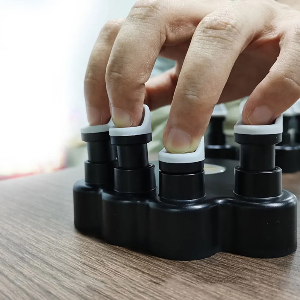

2 Pcs Gesture Piano Hand-correcting Device Shape Helper Silica Gel Finger Trainers