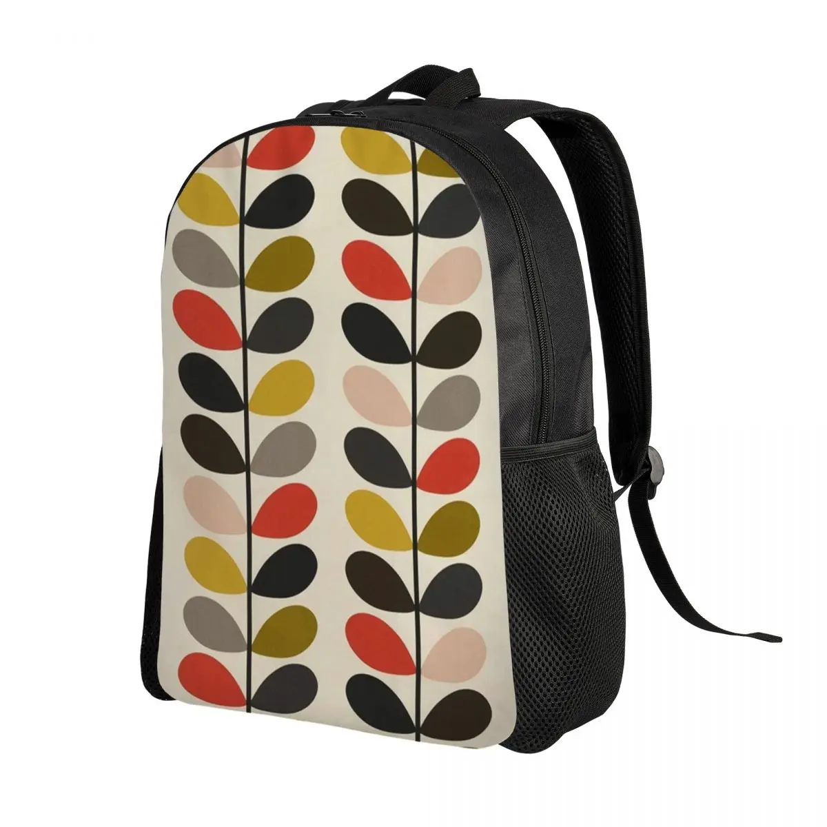 

Orla Kiely Multi Stem Travel Backpack Men Women School Laptop Bookbag Flowers Floral Abstract College Student Daypack Bags