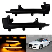 2x LED Dynamic Side Rearview Mirror Indicator Sequential Turn Signal Light For Audi TT TTS 8J R8 Coupe Door Wing Mirror light