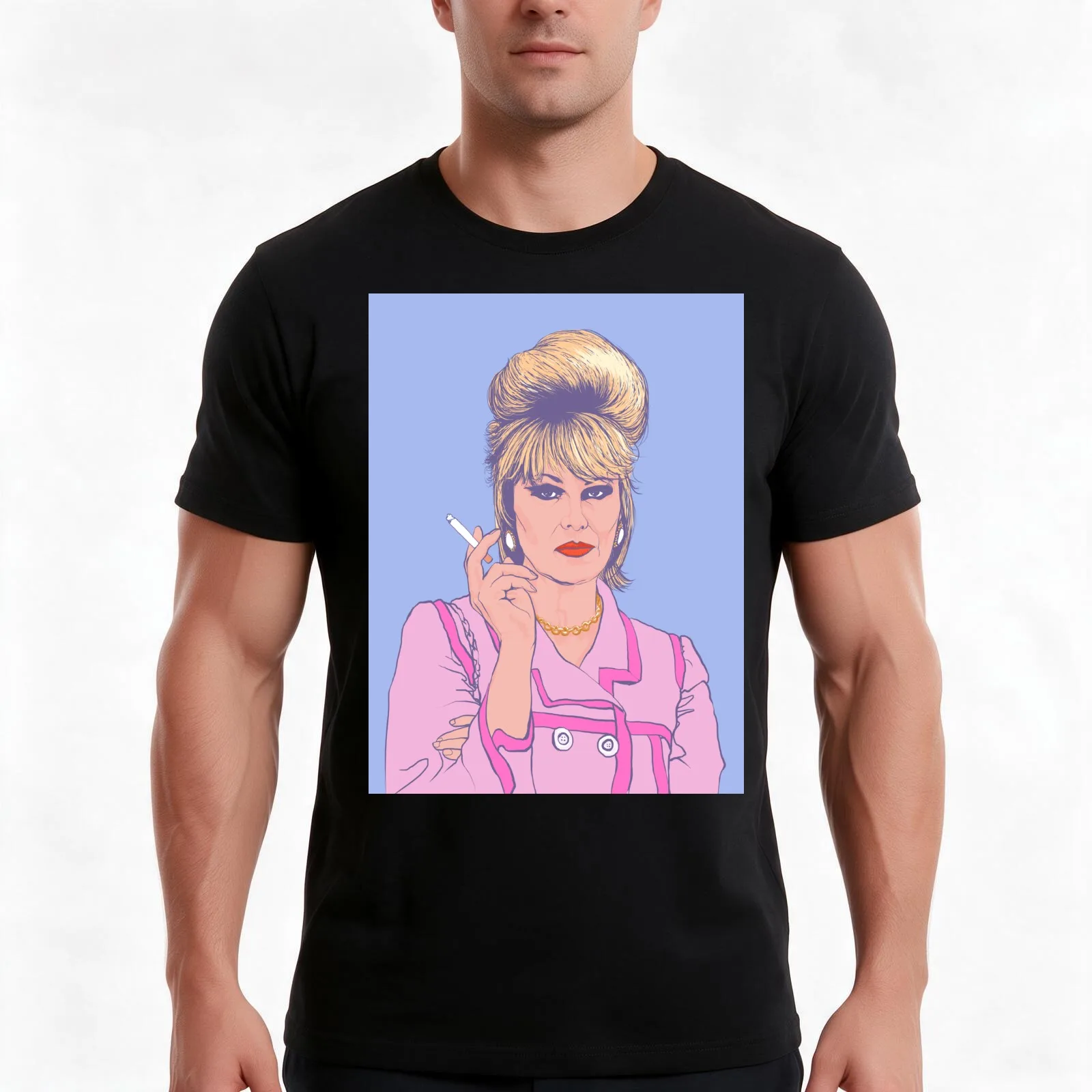 Patsy Stone - Ab Fab - Absolutely Fabulous T-Shirt Summer Casual Cotton Tee Oversized Streetwear Tops Vintage Graphic Print