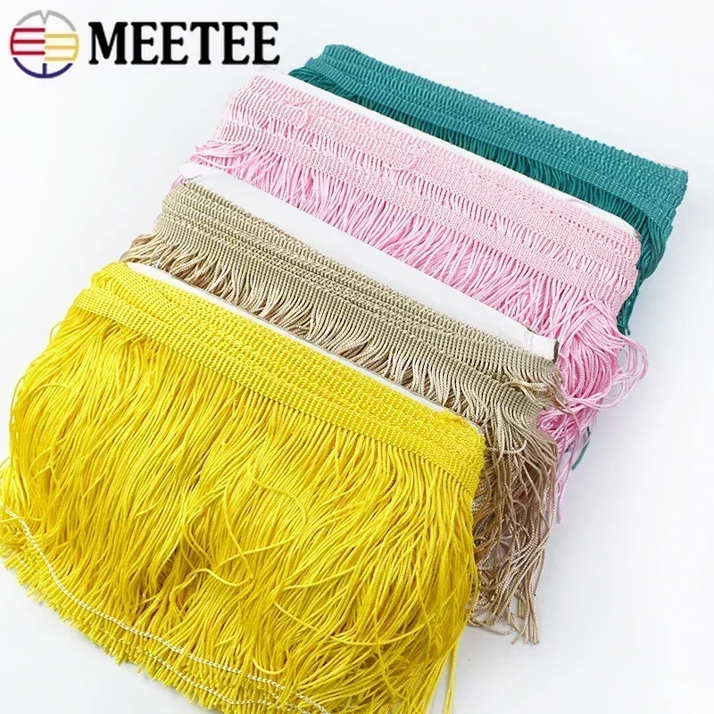 5M 10-30cm 프린지 술 커튼 의류 장식 트리밍 스티치 리본 패브릭 프린지 봉제 레이스 트림 DIY 액세서리