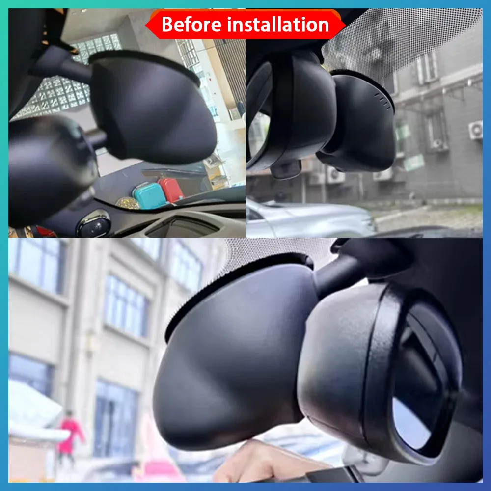 for Mini Hatch Hardtop One Cooper Countryman Clubman F54 F55 F57 F57 F60 4K Wifi DVR Video Recorder Dash Cam Front Rear Camera