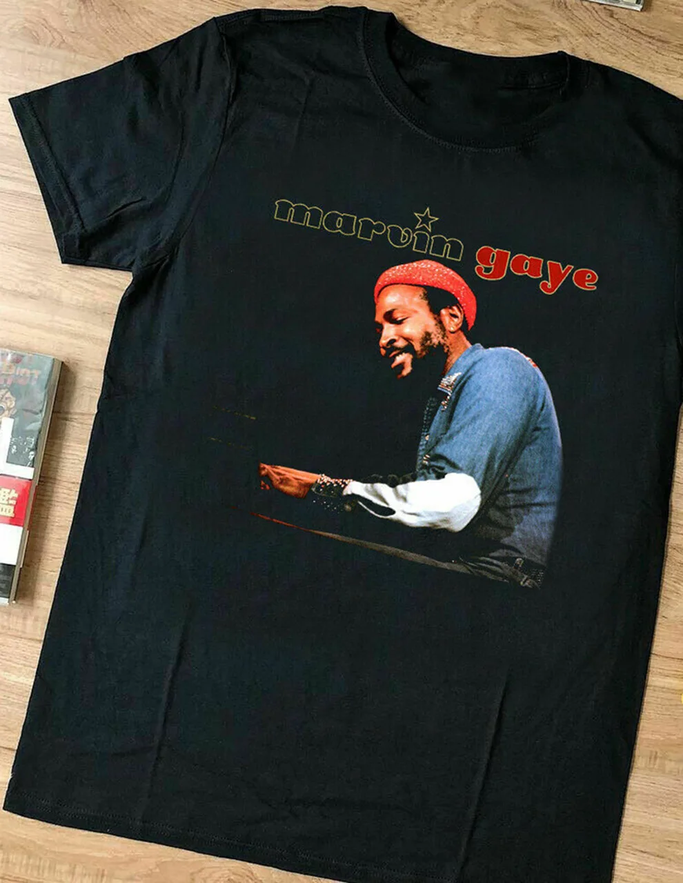 Marvin Gaye Heavy cotton T shirt Black Retro Size S -4XL NL298