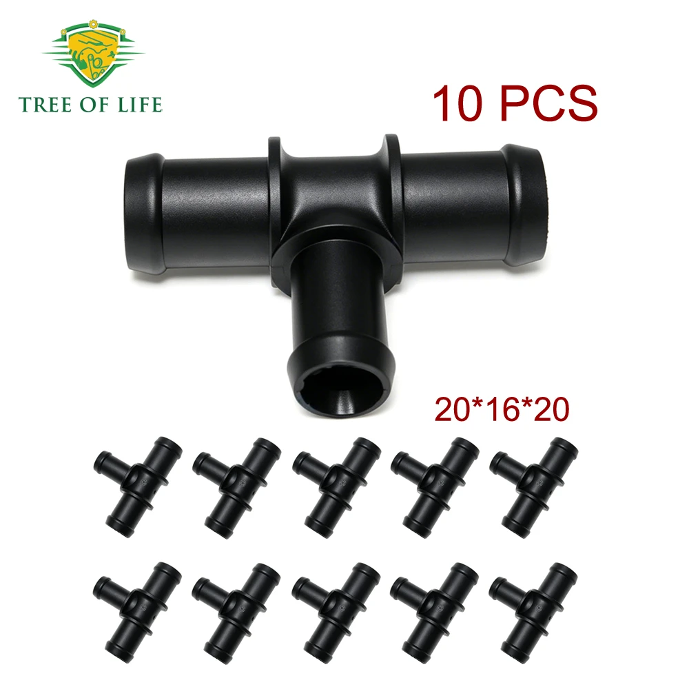 1/2/5/10x N90794401 Coolant Water Hose Coupling Tee Connector For AUDI A3 A4 A5 TT Q7 VW Jetta Caddy CC Tiguan Bora Touran UP!