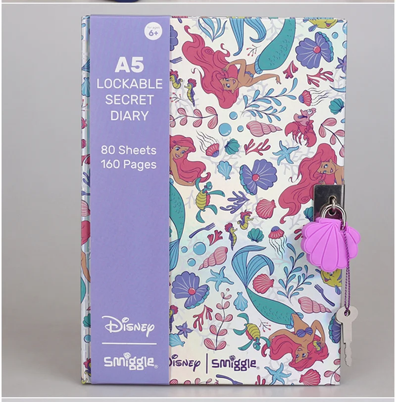 Disney Smiggle Australia Syrenka Kopciuszek Tornister Dzieci Artykuły papiernicze Piórnik studencki Torba na lunch Plecak Prezent urodzinowy