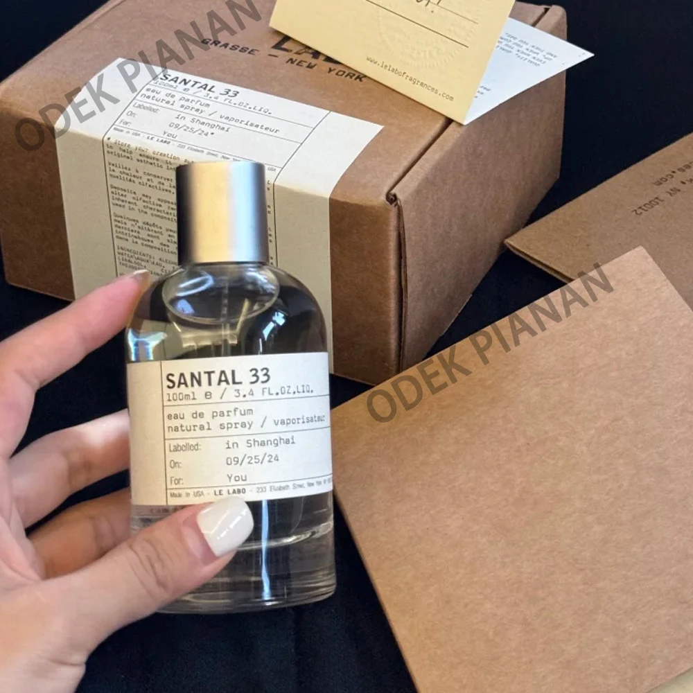 100ml calidad de la marca Santal 33 Perfumes mujeres hombres Perfume fragancia duradera elegante Woody Floral Hormones Colonia Perfumes árabes