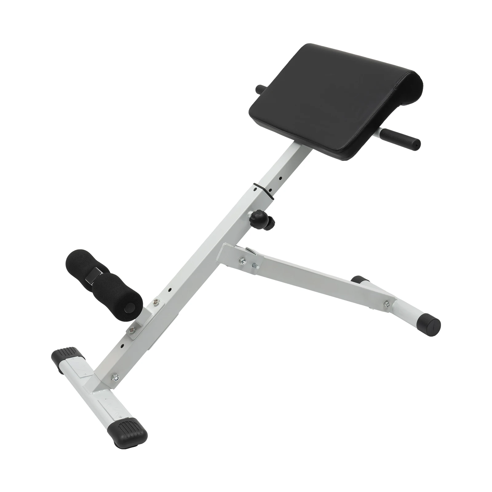 Banco de hipertensión, silla romana ajustable para entrenamiento en casa, máquina de extensión trasera de silla romana con capacidad de peso de hasta 265 libras